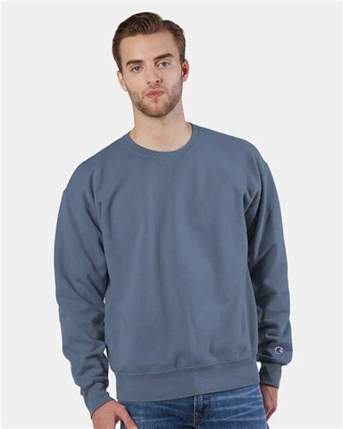 Champion CD400 Garment Dyed Crewneck Sweatshirt - Concrete XL